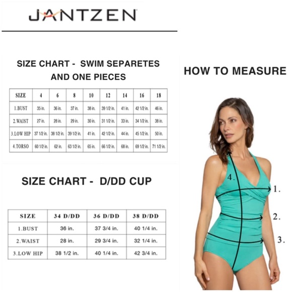 Jantzen Standard Geo Multi Stripe Shirred Waist Bikini Bottoms - Picture 4 of 4